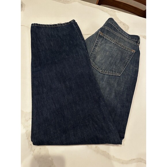 Men’s Daniel Cremieux Jeans‎ Size 33x32 Straight Leg Denim Ripped Relaxed EUC - Picture 11 of 14